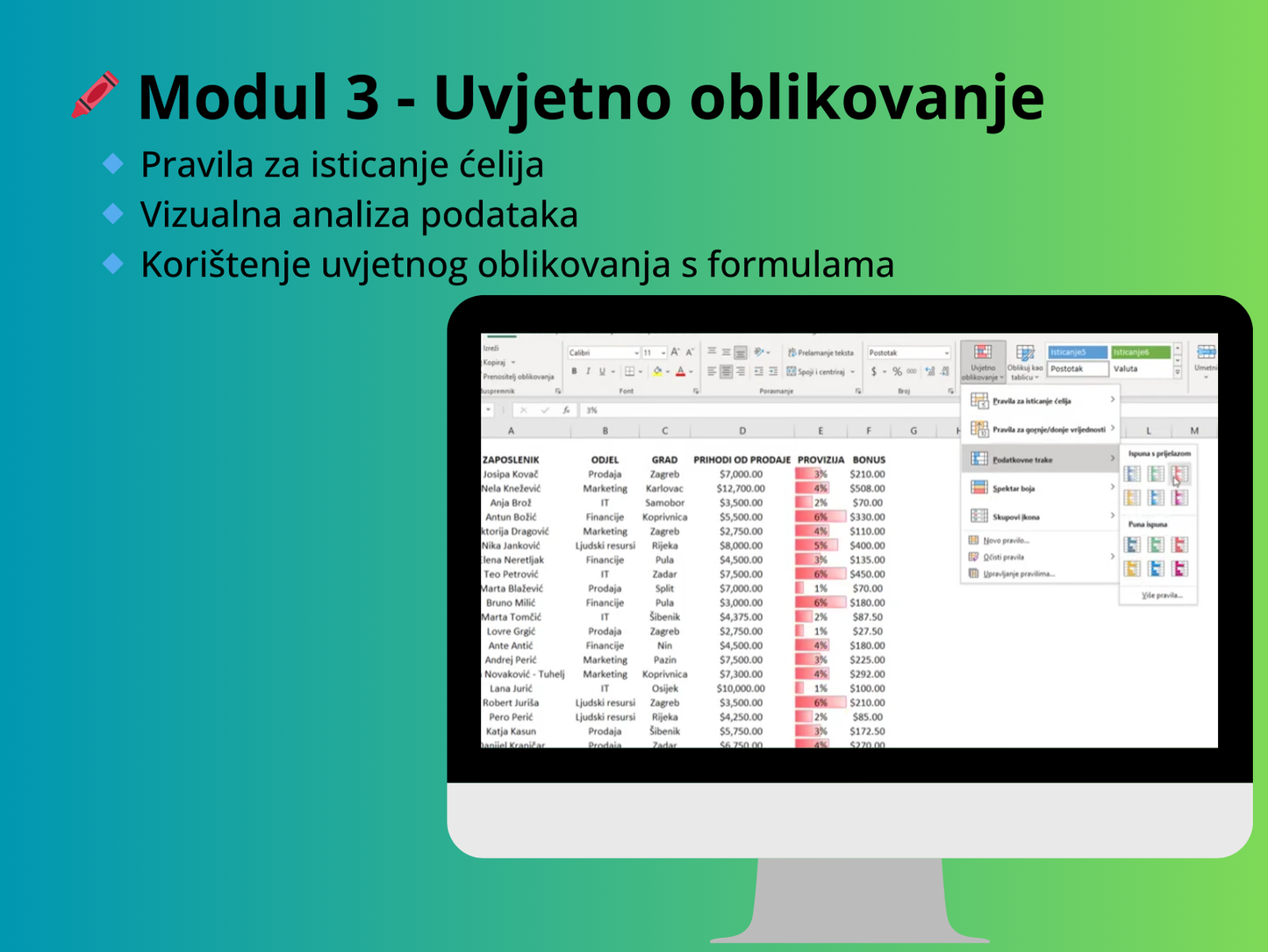 Excel tečaj: EXCEL 101 – Od početnika do sigurnog korisnika