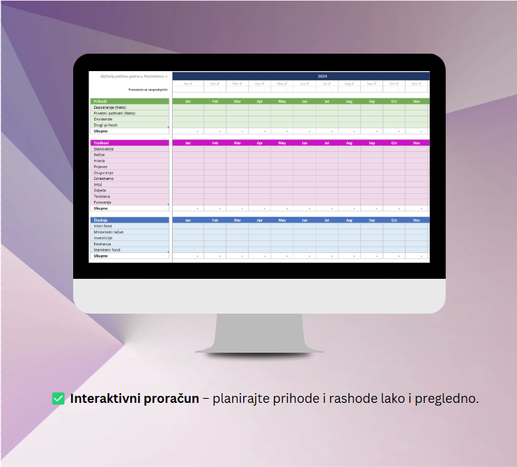 Excel Predložak za Planiranje i Praćenje Proračuna